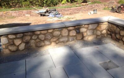 Stone Retaining Wall & Concrete Block Wall Construction in Portland, CT